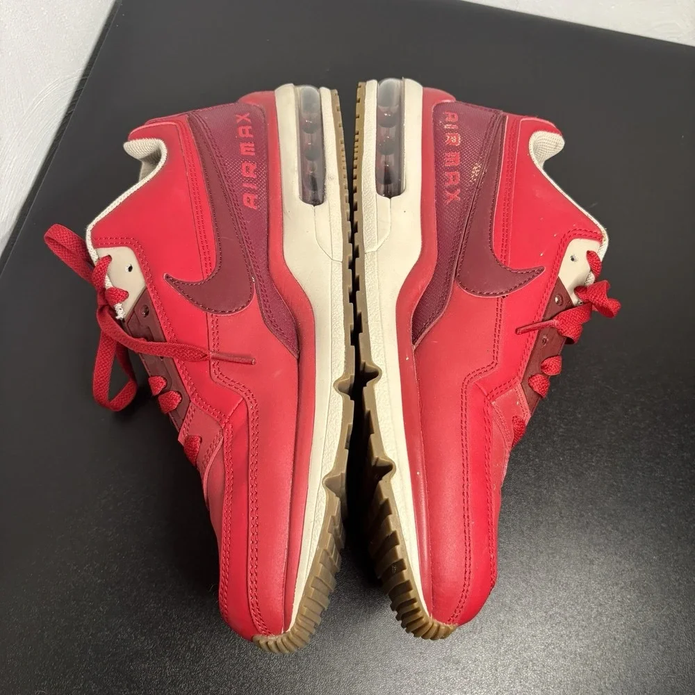 Nike Air Max LTD 3‎ Gym Red Team Red String 810880-660 Men's Size 10 Shoes